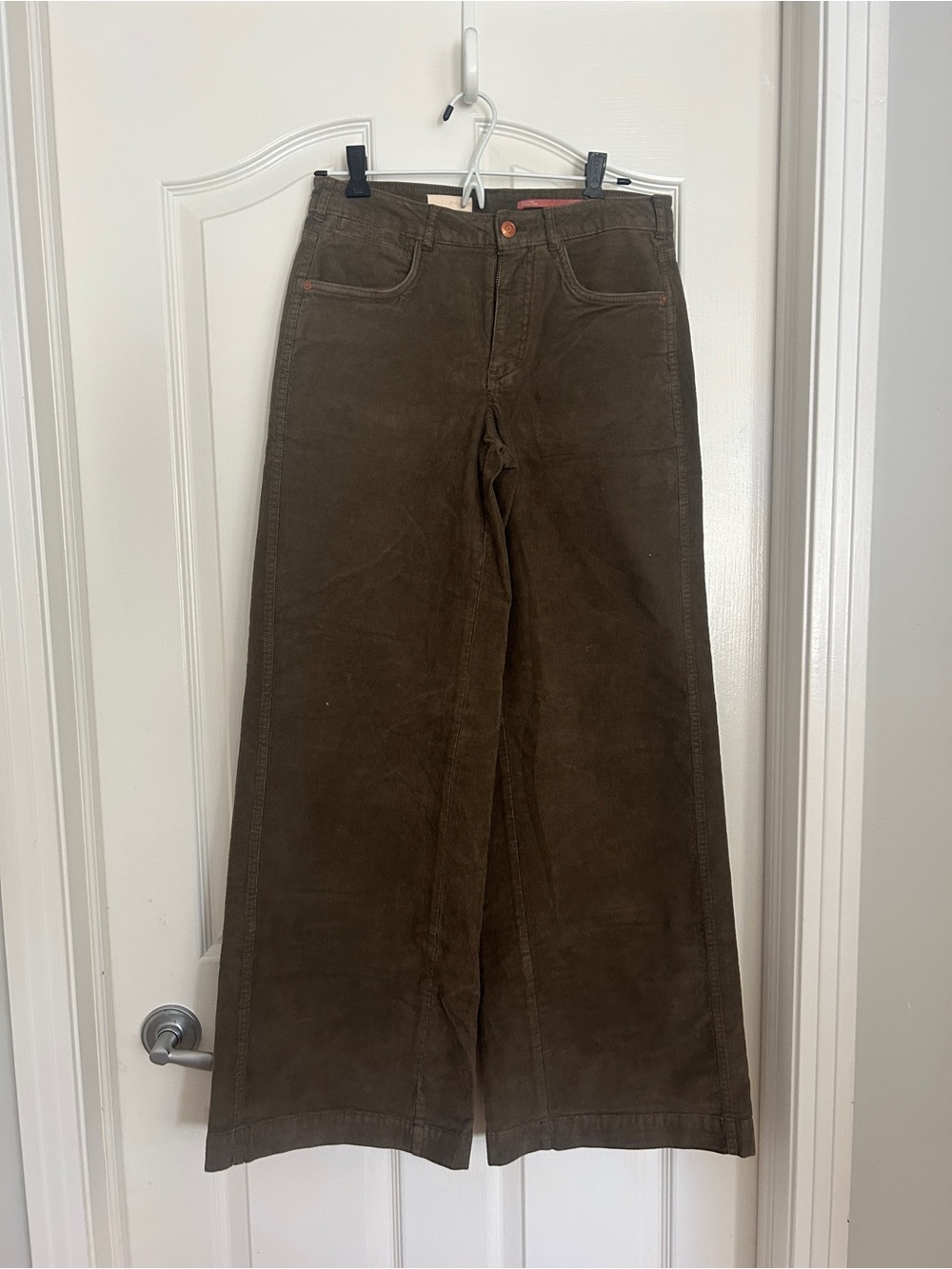 Anthropologie Wide Leg Corduroy Pants